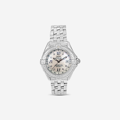 Stainless Steel Breitling Ladies Cockpit