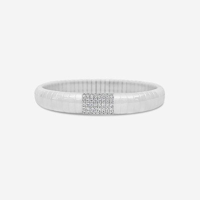 18kt diamond bangle bracelet