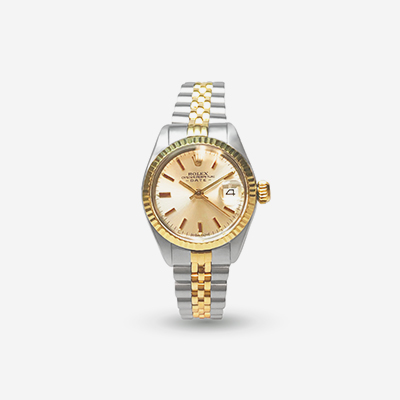Two-Tone Rolex Ladies Date Watch