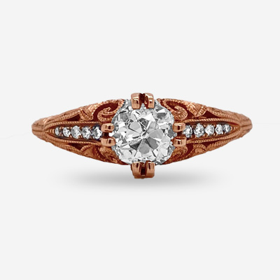 14KT Rose Gold Antique Ring