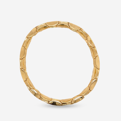 18KT Bamboo Spring Stretch Bracelet