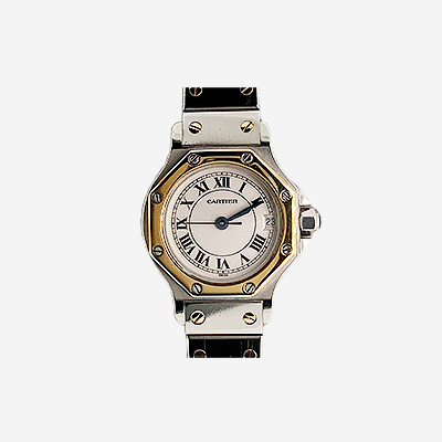 Two-Toned Cartier Santos Watch