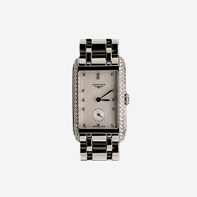 Stainless Steel Diamond Longines Watch