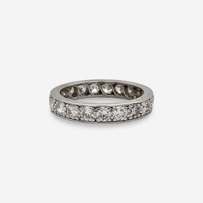 Platinum Diamond Tiffany Eternity Band