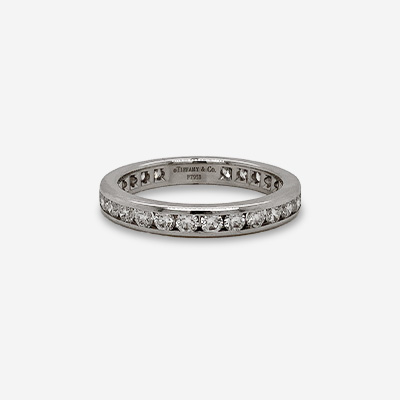 Platinum Tiffany Diamond Eternity Band