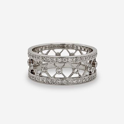 Platinum Tiffany Eternity Band
