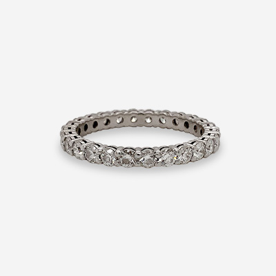 Platinum Tiffany Diamond Eternity Band