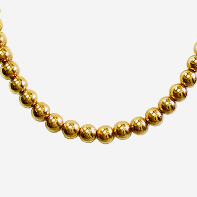 14KT Yellow Gold 8.9mm 16″ Necklace
