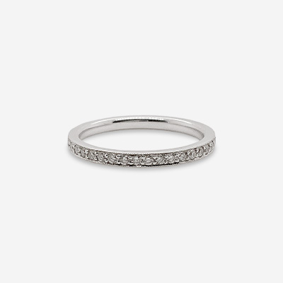 18KT White Gold Diamond Eternity Band