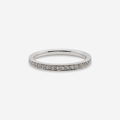 18KT White Gold Diamond Eternity Band