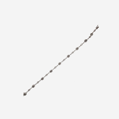 18KT White Gold Diamond Antique Bracelet