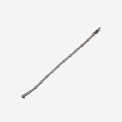 14KT White Gold 6″ Diamond Tennis Bracelet