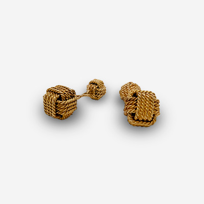 18Kt Yellow Gold “Monkeys Fist” Cufflinks