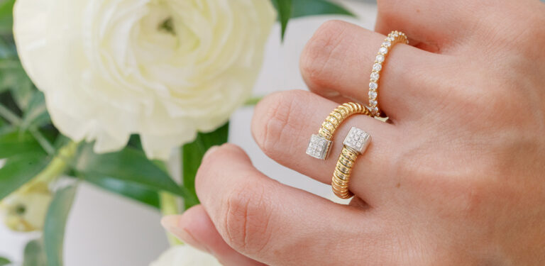 Diamond Rings at EB Horn Jewelry Store in Boston