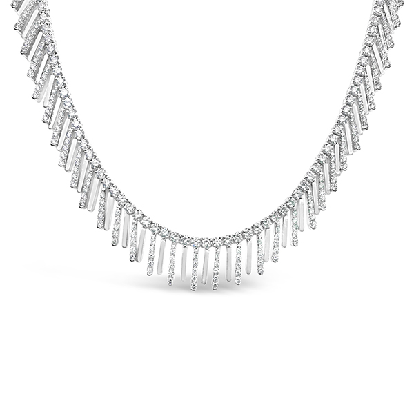 E.B. Horn 18Kt Dangle Diamond Necklace