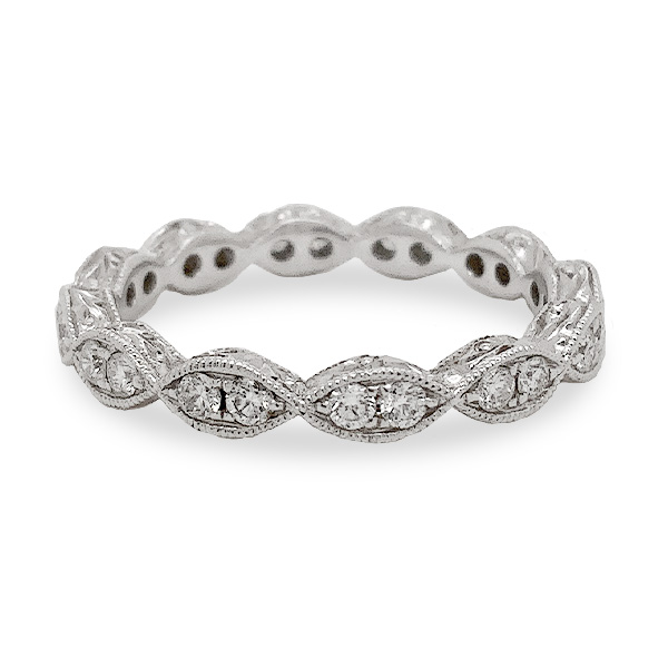 Fischer Jewelry Designs 14Kt White Gold Diamond Eternity Ring